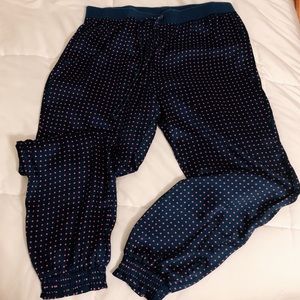 Silk Aerie Polka dot Jogger